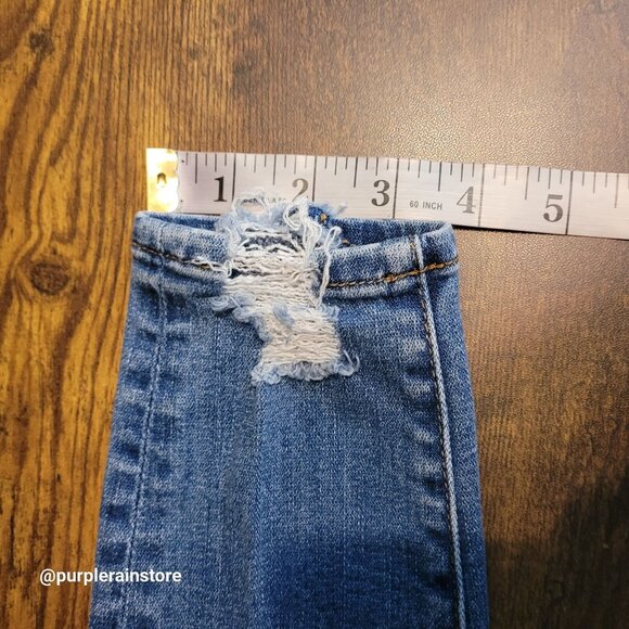 American Eagle Jeans 4 R Jegging Super Stretch Super Hi Rise Medium Light Wash - Picture 11 of 12